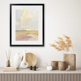 Shop Light Cloud Art Print-Abstract, Portrait, Rectangle, View All, WA, Yellow-framed painted poster wall decor artwork