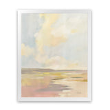 Shop Light Cloud Art Print-Abstract, Portrait, Rectangle, View All, WA, Yellow-framed painted poster wall decor artwork