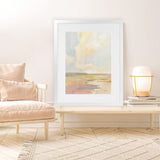 Shop Light Cloud Art Print-Abstract, Portrait, Rectangle, View All, WA, Yellow-framed painted poster wall decor artwork