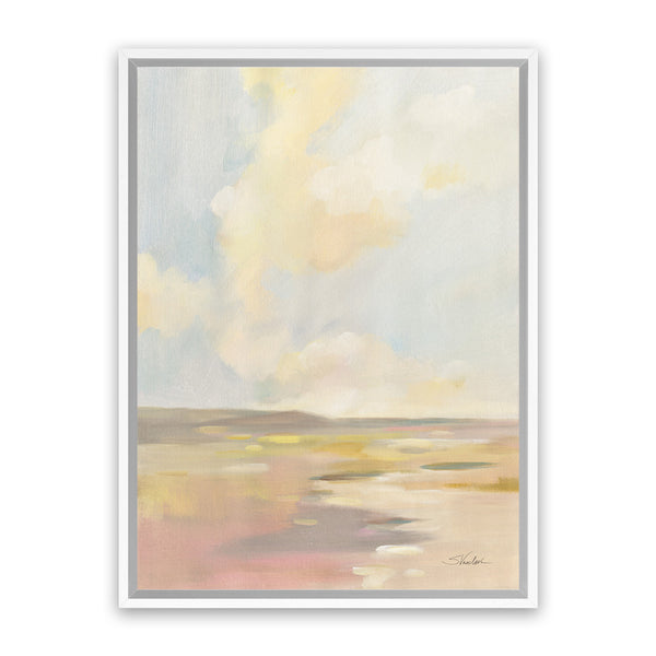 Shop Light Cloud Canvas Art Print-Abstract, Portrait, Rectangle, View All, WA, Yellow-framed wall decor artwork