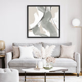 Shop Touch of Gray II (Square) Canvas Art Print-Abstract, Grey, Square, View All, WA-framed wall decor artwork