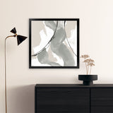 Shop Touch of Gray II (Square) Art Print-Abstract, Grey, Square, View All, WA-framed painted poster wall decor artwork