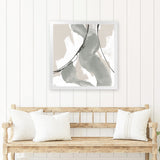 Shop Touch of Gray II (Square) Art Print-Abstract, Grey, Square, View All, WA-framed painted poster wall decor artwork