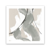 Shop Touch of Gray II (Square) Art Print-Abstract, Grey, Square, View All, WA-framed painted poster wall decor artwork