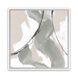 Shop Touch of Gray II (Square) Canvas Art Print-Abstract, Grey, Square, View All, WA-framed wall decor artwork
