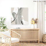 Shop Touch of Gray IV (Square) Canvas Art Print-Abstract, Grey, Square, View All, WA-framed wall decor artwork