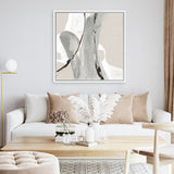 Shop Touch of Gray IV (Square) Canvas Art Print-Abstract, Grey, Square, View All, WA-framed wall decor artwork