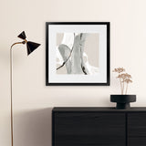 Shop Touch of Gray IV (Square) Art Print-Abstract, Grey, Square, View All, WA-framed painted poster wall decor artwork