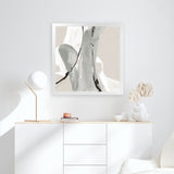 Shop Touch of Gray IV (Square) Art Print-Abstract, Grey, Square, View All, WA-framed painted poster wall decor artwork