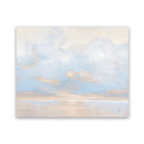 Shop Glint on the Horizon Blue Art Print-Abstract, Horizontal, Neutrals, Rectangle, View All, WA-framed painted poster wall decor artwork