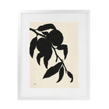 Shop Peach I Art Print-Black, Botanicals, Portrait, Rectangle, View All, WA-framed painted poster wall decor artwork
