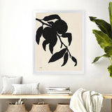 Shop Peach I Art Print-Black, Botanicals, Portrait, Rectangle, View All, WA-framed painted poster wall decor artwork