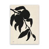 Shop Peach I Canvas Art Print-Black, Botanicals, Portrait, Rectangle, View All, WA-framed wall decor artwork