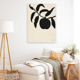 Shop Peach II Canvas Art Print-Black, Botanicals, Portrait, Rectangle, View All, WA-framed wall decor artwork