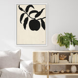 Shop Peach II Canvas Art Print-Black, Botanicals, Portrait, Rectangle, View All, WA-framed wall decor artwork