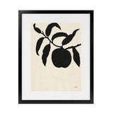 Shop Peach II Art Print-Black, Botanicals, Portrait, Rectangle, View All, WA-framed painted poster wall decor artwork