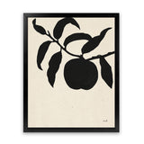 Shop Peach II Art Print-Black, Botanicals, Portrait, Rectangle, View All, WA-framed painted poster wall decor artwork