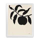 Shop Peach II Art Print-Black, Botanicals, Portrait, Rectangle, View All, WA-framed painted poster wall decor artwork