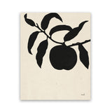 Shop Peach II Art Print-Black, Botanicals, Portrait, Rectangle, View All, WA-framed painted poster wall decor artwork