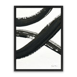Shop Inky VI Canvas Art Print-Abstract, Black, Portrait, Rectangle, View All, WA, White-framed wall decor artwork