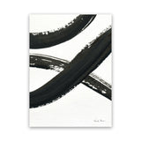Shop Inky VI Canvas Art Print-Abstract, Black, Portrait, Rectangle, View All, WA, White-framed wall decor artwork