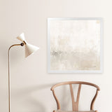 Shop Light Gray Morning Light (Square) Art Print-Abstract, Neutrals, Square, View All, WA-framed painted poster wall decor artwork