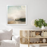 Shop Distant Forest II (Square) Art Print-Abstract, Neutrals, Square, View All, WA-framed painted poster wall decor artwork