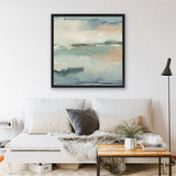 Shop Calm Waters (Square) Canvas Art Print-Abstract, Green, Square, View All, WA-framed wall decor artwork