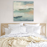 Shop Calm Waters (Square) Canvas Art Print-Abstract, Green, Square, View All, WA-framed wall decor artwork