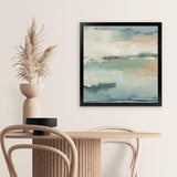 Shop Calm Waters (Square) Art Print-Abstract, Green, Square, View All, WA-framed painted poster wall decor artwork
