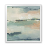 Shop Calm Waters (Square) Art Print-Abstract, Green, Square, View All, WA-framed painted poster wall decor artwork