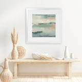 Shop Calm Waters (Square) Art Print-Abstract, Green, Square, View All, WA-framed painted poster wall decor artwork