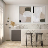 Shop Transparent I Canvas Art Print-Abstract, Neutrals, PC, Portrait, Rectangle, View All-framed wall decor artwork