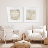 Shop Woven Linen II (Square) Art Print-Abstract, Brown, PC, Square, View All-framed painted poster wall decor artwork