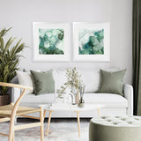 Shop Zen Panel I (Square) Art Print-Abstract, Green, PC, Square, View All-framed painted poster wall decor artwork