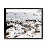 Shop A Day At Fontelina I Photo Art Print-Amalfi Coast Italy, Blue, Coastal, Hamptons, Landscape, Photography, View All-framed poster wall decor artwork