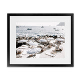 Shop A Day At Fontelina I Photo Art Print-Amalfi Coast Italy, Blue, Coastal, Hamptons, Landscape, Photography, View All-framed poster wall decor artwork