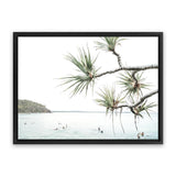 Shop Afternoon Surf Photo Canvas Art Print-Boho, Coastal, Green, Landscape, Photography, Photography Canvas Prints, Tropical, View All, White-framed wall decor artwork