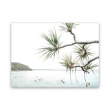 Shop Afternoon Surf Photo Canvas Art Print-Boho, Coastal, Green, Landscape, Photography, Photography Canvas Prints, Tropical, View All, White-framed wall decor artwork