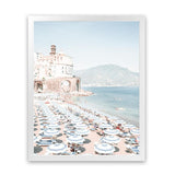 Shop Atrani Photo Art Print-Amalfi Coast Italy, Blue, Boho, Coastal, Photography, Portrait, Tropical, View All-framed poster wall decor artwork