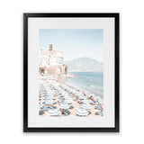 Shop Atrani Photo Art Print-Amalfi Coast Italy, Blue, Boho, Coastal, Photography, Portrait, Tropical, View All-framed poster wall decor artwork