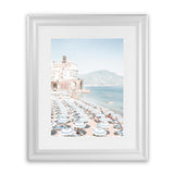 Shop Atrani Photo Art Print-Amalfi Coast Italy, Blue, Boho, Coastal, Photography, Portrait, Tropical, View All-framed poster wall decor artwork