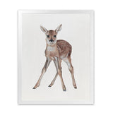 Shop Baby Deer Art Print-Animals, Baby Nursery, Brown, Portrait, View All-framed painted poster wall decor artwork