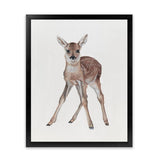 Shop Baby Deer Art Print-Animals, Baby Nursery, Brown, Portrait, View All-framed painted poster wall decor artwork