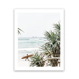 Shop Byron Bay Longboarder Photo Art Print-Coastal, Green, Nature, Photography, Portrait, Tropical, View All-framed poster wall decor artwork