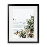 Shop Byron Bay Longboarder Photo Art Print-Coastal, Green, Nature, Photography, Portrait, Tropical, View All-framed poster wall decor artwork