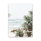 Shop Byron Bay Longboarder Photo Canvas Art Print-Coastal, Green, Nature, Photography, Photography Canvas Prints, Portrait, Tropical, View All-framed wall decor artwork