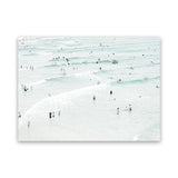 Shop Byron Swimmers Photo Canvas Art Print-Boho, Coastal, Landscape, Neutrals, People, Photography, Photography Canvas Prints, Tropical, View All-framed wall decor artwork