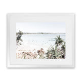 Shop Byron The Pass I Photo Art Print-Coastal, Green, Landscape, Neutrals, Photography, Tropical, View All, White-framed poster wall decor artwork