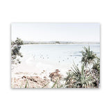 Shop Byron The Pass I Photo Canvas Art Print-Coastal, Green, Landscape, Neutrals, Photography, Photography Canvas Prints, Tropical, View All, White-framed wall decor artwork